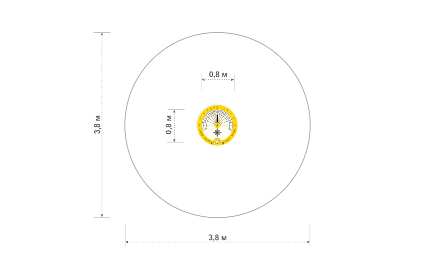 Схема Игровая обучающая панель «Роза ветров» РП-10