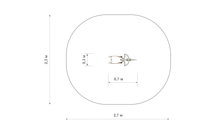 Схема Качалка на пружине «Велосипед» КЧ-121
