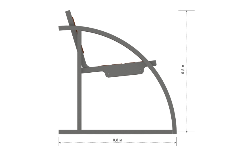 Схема Скамья «Турин» Т104