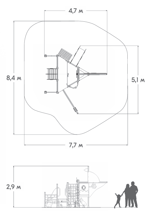 Схема Игровой комплекс КР-02.1 NEW