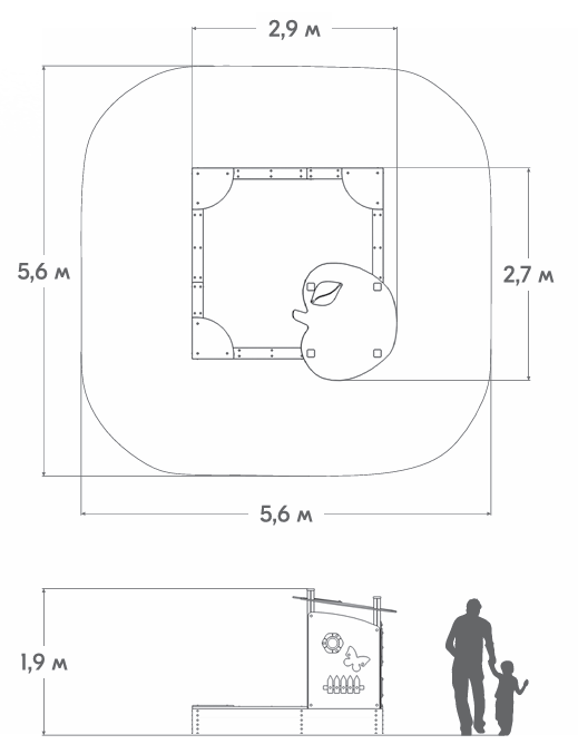 Схема Песочный дворик МИФ-20