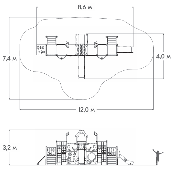 Схема Игровой комплекс ИЛ-08