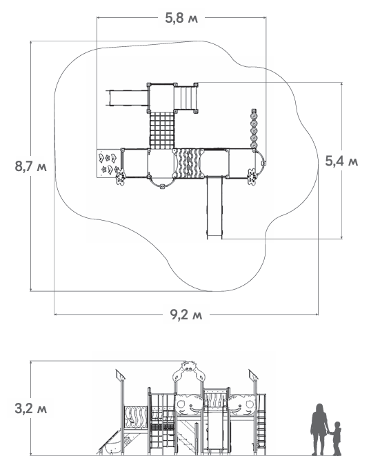 Схема Игровой комплекс ИЛ-10