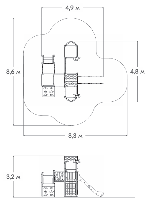 Схема Игровой комплекс ИЛ-09