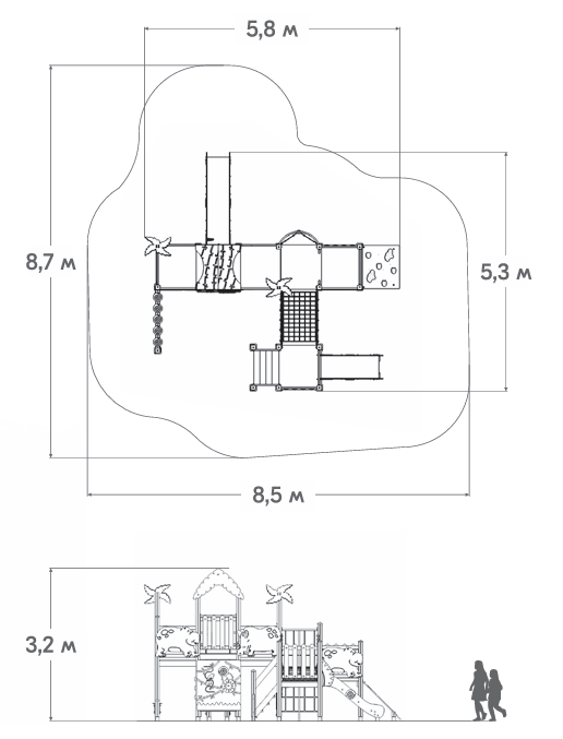 Схема Игровой комплекс ИЛ-15
