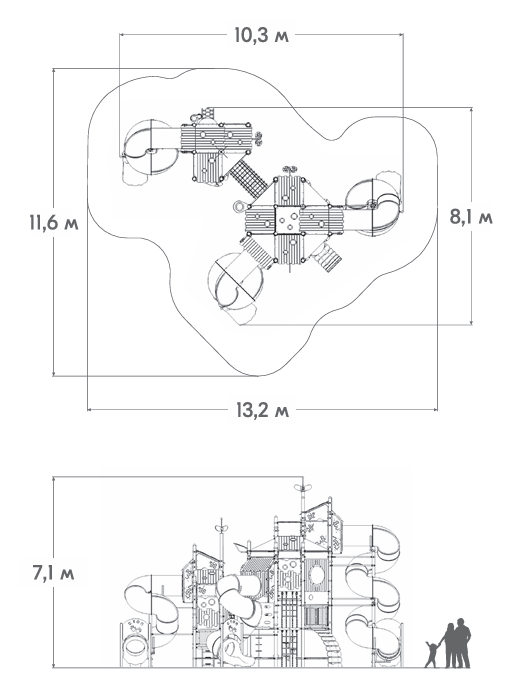 Схема Игровой комплекс ЭКО-03