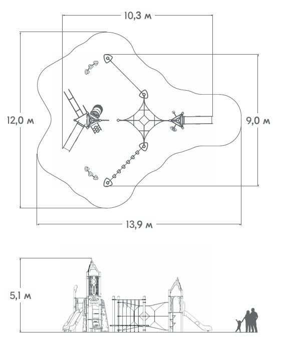 Схема Игровой комплекс ЛК-02