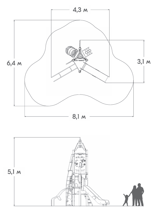 Схема Игровой комплекс ЛК-01