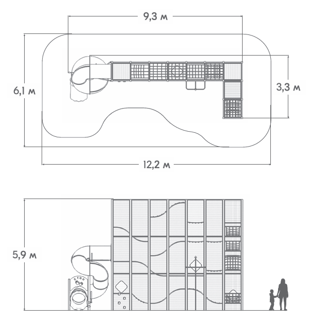 Схема Игровой комплекс ДВК-01