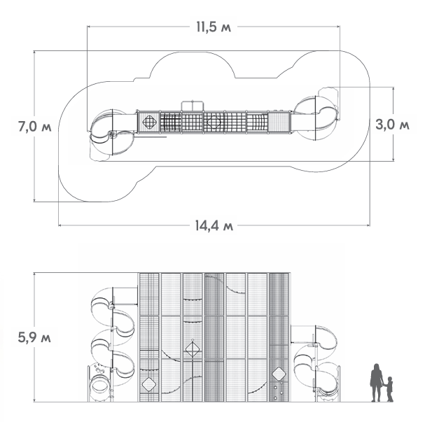 Схема Игровой комплекс ДВК-02