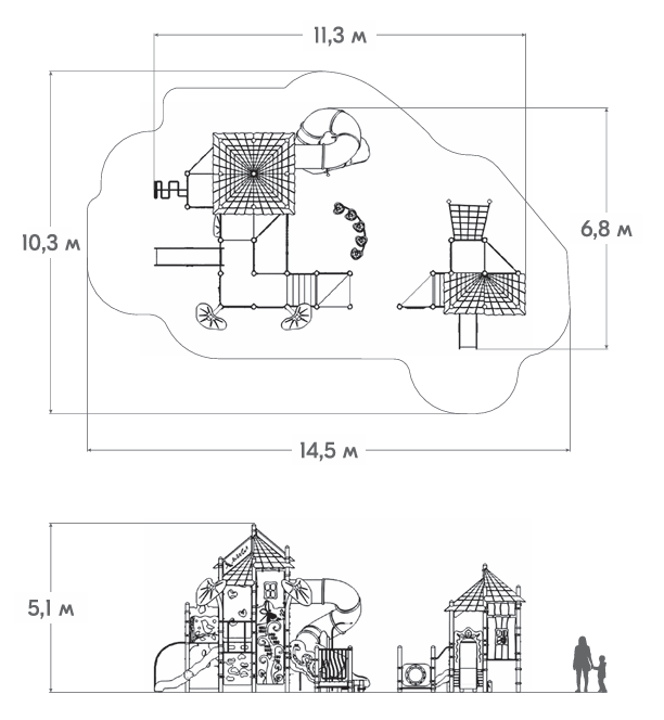 Схема Игровой комплекс ЗЛ-24