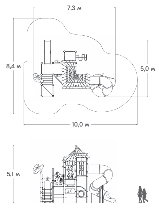 Схема Игровой комплекс ЗЛ-22