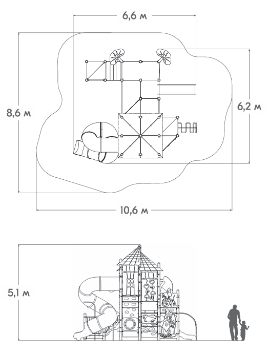Схема Игровой комплекс ЗЛ-23