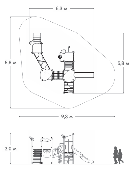 Схема Игровой комплекс ЗЛ-30
