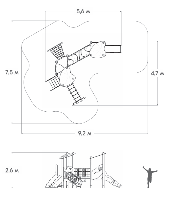 Схема Игровой комплекс ЗЛ-32