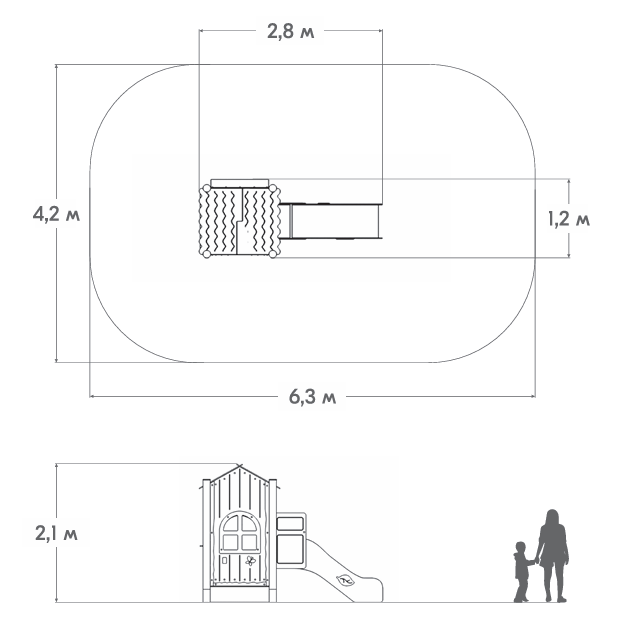 Схема Игровой домик ЗЛ-35