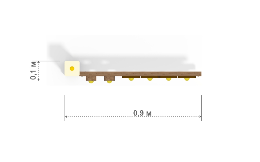 Схема Забор(секция) «Заколдованный лес» МФ-70-01