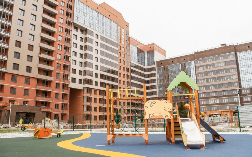 г. Новосибирск, ЖК Марсель, игровая площадка для малышей