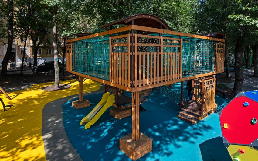 г. Москва, Квартал на Каланчевской, Комплексная игровая площадка