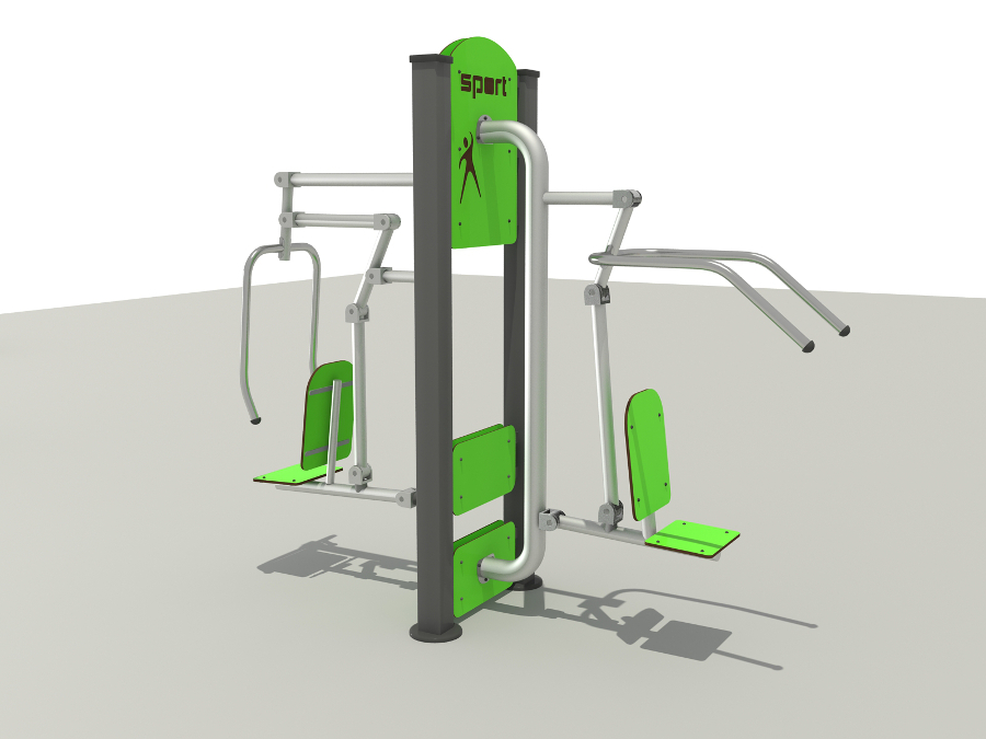 Новые уличные тренажеры