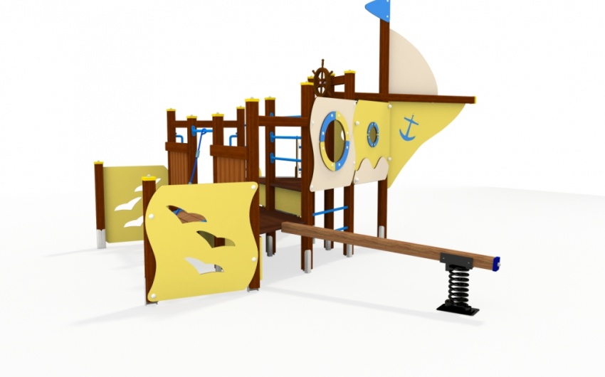 Тематические игровые площадки «Палуба» и «Корма»