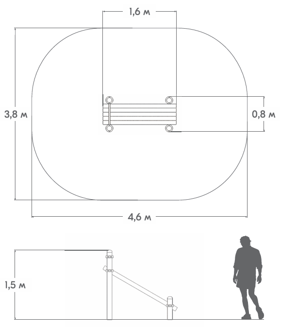 Схема Скамья для пресса ФТ-15